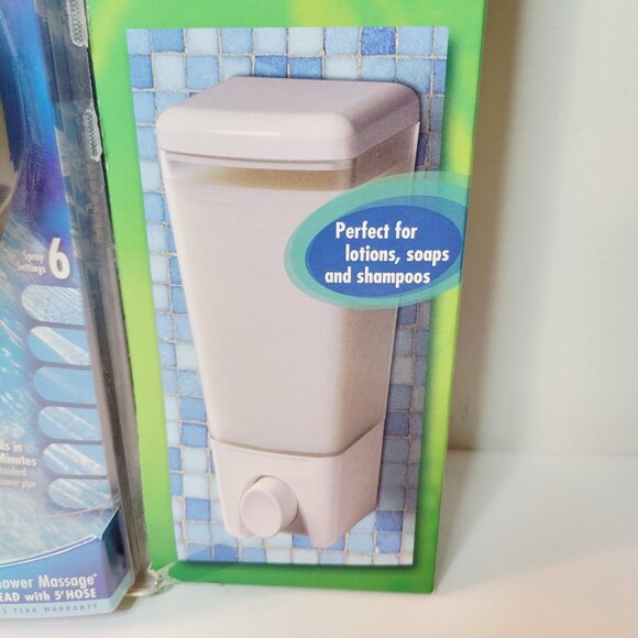 Vtg 2003 Water Pik The Og Shower Massage Showerhead 6 Settings Bonus Dispenser - Picture 3 of 6